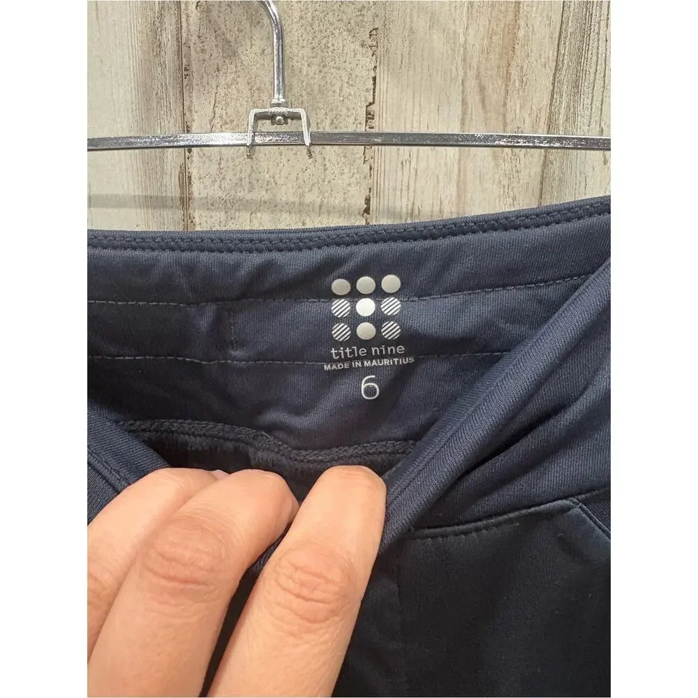 Title Nine Snow Slayer 2.0 Pants Navy Women's 6 Outdoor Gorpcore Hiking Camping